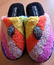 Chinelos de plataforma Kurt Geiger London The Kensington Shearling tamanho 36/6 TELA  comprar usado  Enviando para Brazil