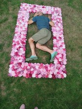 Panels artificial pink for sale  MAIDENHEAD