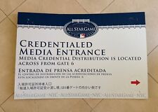 Placa de entrada original Yankee Stadium 2008 All-Star Game mídia Steiner comprar usado  Enviando para Brazil