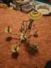 Vintage chandelier brass for sale  Parsons