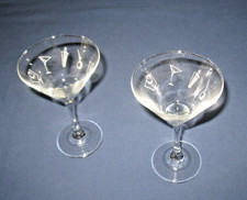 Pair martini glasses for sale  Mattapoisett