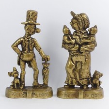 Victorian pair brass for sale  SAWBRIDGEWORTH