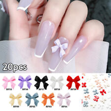 20 peças enfeite de laço de resina para decoração de nail art fita 3D acessórios faça você mesmo - comprar usado  Enviando para Brazil