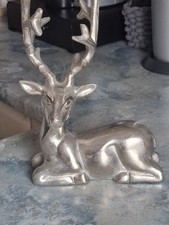 Hirsch rentier silber gebraucht kaufen  Buschkämpen