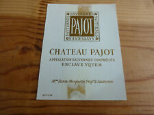 Rare étiquette vin d'occasion  Quimperlé