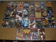 Lote de 28 jogos de PSP mais completos! Rachet Darkstalkers Patapon God of War Burnout comprar usado Lote de 28 jogos de PSP mais completos! Rachet Darkstalkers Patapon God of War Burnout comprar usado  Enviando para Brazil