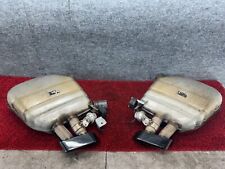Silenciador de escape seção traseira BMW 2011-2016 F10 550I pontas pretas M-sport fabricante de equipamento original 74K comprar usado  Enviando para Brazil