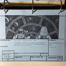 Star Wars storyboards Império Contra-Ataca adereços de filme Millennium Falcon Art ESB, usado comprar usado  Enviando para Brazil
