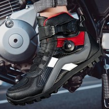 Botas masculinas de motocicleta anti-queda botas de equitação para motociclistas sapatos de motocicleta  comprar usado  Enviando para Brazil