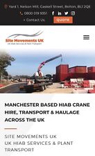 Hiab crane hire for sale  BURY