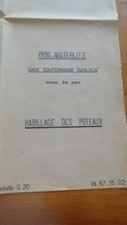 Sncf paris austerlitz d'occasion  Expédié en Belgium