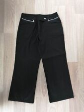 Pantacourt noir coton d'occasion  Bourg-de-Thizy