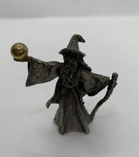 Vintage pewter wizard for sale  RIPLEY