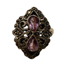 Anello vintage argento usato  Torino