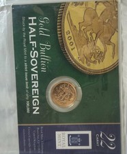 2001 gold half for sale  NORTHAMPTON
