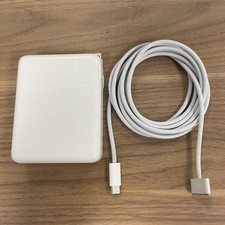 Adaptador carregador de energia USB-C de 140 W para Apple MacBook com cabo Magsafe3 branco comprar usado Adaptador carregador de energia USB-C de 140 W para Apple MacBook com cabo Magsafe3 branco comprar usado  Enviando para Brazil