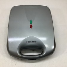 Usado, Pratos antiaderentes prata máquina de waffle belga Black & Decker WM1240MB comprar usado  Enviando para Brazil