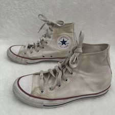 Tênis Converse All Star tamanho 7 W 5 M branco com cadarço alto sapatos originais comprar usado  Enviando para Brazil