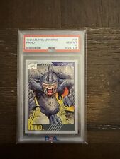 Marvel Universe Rhino #73 1991 PSA 10 GEMA como nuevo segunda mano  Embacar hacia Argentina