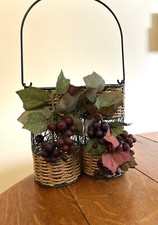 Bottle wine basket for sale  Wakefield