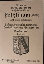 Genealogie lothringen folkling gebraucht kaufen  Saarwellingen