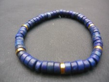 Bracelet perles lapis d'occasion  Bordeaux-