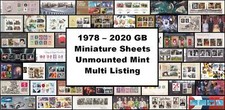 Usado, Folhas miniaturas 1978-2020 GB UM MNH - Vários anúncios comprar usado  Enviando para Brazil