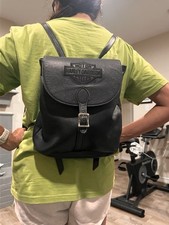 BOM* HARLEY DAVIDSON!! Linda bolsa mochila de couro BLaCK comprar usado  Enviando para Brazil
