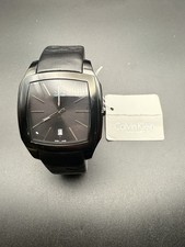 Usado, Relógio masculino CALVIN KLEIN recesso suíço quartzo preto K2K21402 nova bateria J1 comprar usado  Enviando para Brazil