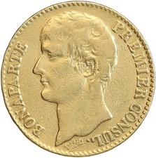 40 Francs Bonaparte Premier Consul, usado comprar usado  Enviando para Brazil