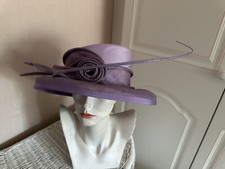 Lilac wedding hat for sale  COBHAM