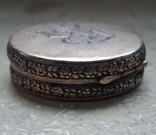Pillendose dose silber gebraucht kaufen  Stuttgart