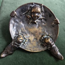 Antique brass dish for sale  LEEDS