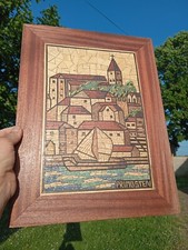 Tableau marqueterie paille d'occasion  Dammarie