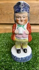 EXCELENTE DECORAÇÃO DE VINAGRETE AZUL SALGUEIRO INÍCIO DO SÉCULO 19 STAFFORDSHIRE TOBY FIGURA c1820 comprar usado  Enviando para Brazil