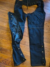 Denim motorcycle chaps for sale  Uniontown