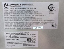 Lithonia cpanl 2x2 for sale  Marco Island