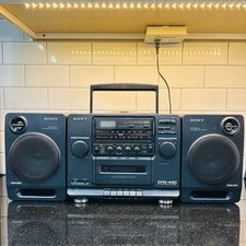 Grabadora de casete de CD estéreo AM/FM estéreo portátil Sony CFD-440 de colección LEER segunda mano  Embacar hacia Mexico