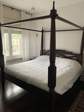 Letto matrimoniale baldacchino usato  Segrate