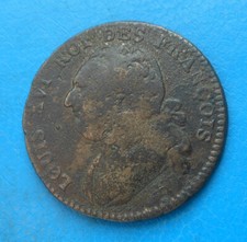 Revolución Constitución Luis XVI, 12 Denarios 1792H La Rochelle comprar usado  Enviando para Brazil