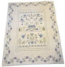 Colcha Vintage Tamanho Completo American Sampler Paragon Kit Completo, usado comprar usado  Enviando para Brazil