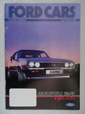 Ford brochure 1981 for sale  BOURNEMOUTH