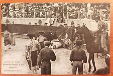 CPA 64 Corrida de Toros Caida del Picador y toro pagajoso Coll Jugand, Biarritz na sprzedaż  Wysyłka do Poland