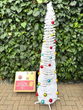 white christmas trees for sale  FARINGDON
