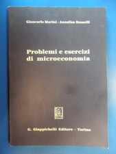 Problemi esercizi microeconomi usato  Sassuolo