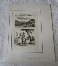 Ancienne gravure pittoresque d'occasion  Prades