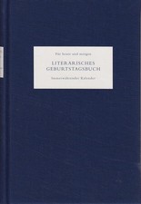 Literarische geburtstagsbuch r gebraucht kaufen  Ludwigsburg