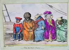 Caricature. cruickshank. west for sale  LONDON