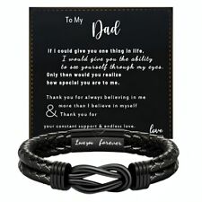 Mens leather bracelet for sale  BIRMINGHAM