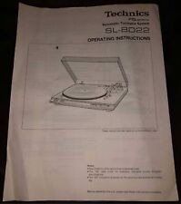 Technics bd22 record for sale  GODALMING